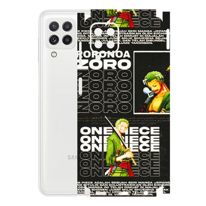 Samsung A/S Series Phone Skins (All Models) - One Piece Zoro - 3D Embossed Finish (L-250) Samsung Galaxy A22