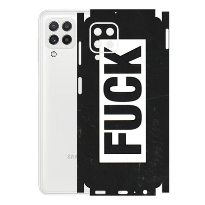 Samsung A/S Series Phone Skins (All Models) - The F Word - 3D Embossed Finish (L-255) Samsung Galaxy A22
