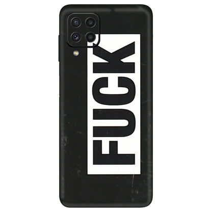 Samsung A/S Series Phone Skins (All Models) - The F Word - 3D Embossed Finish (L-255) Samsung Galaxy A22