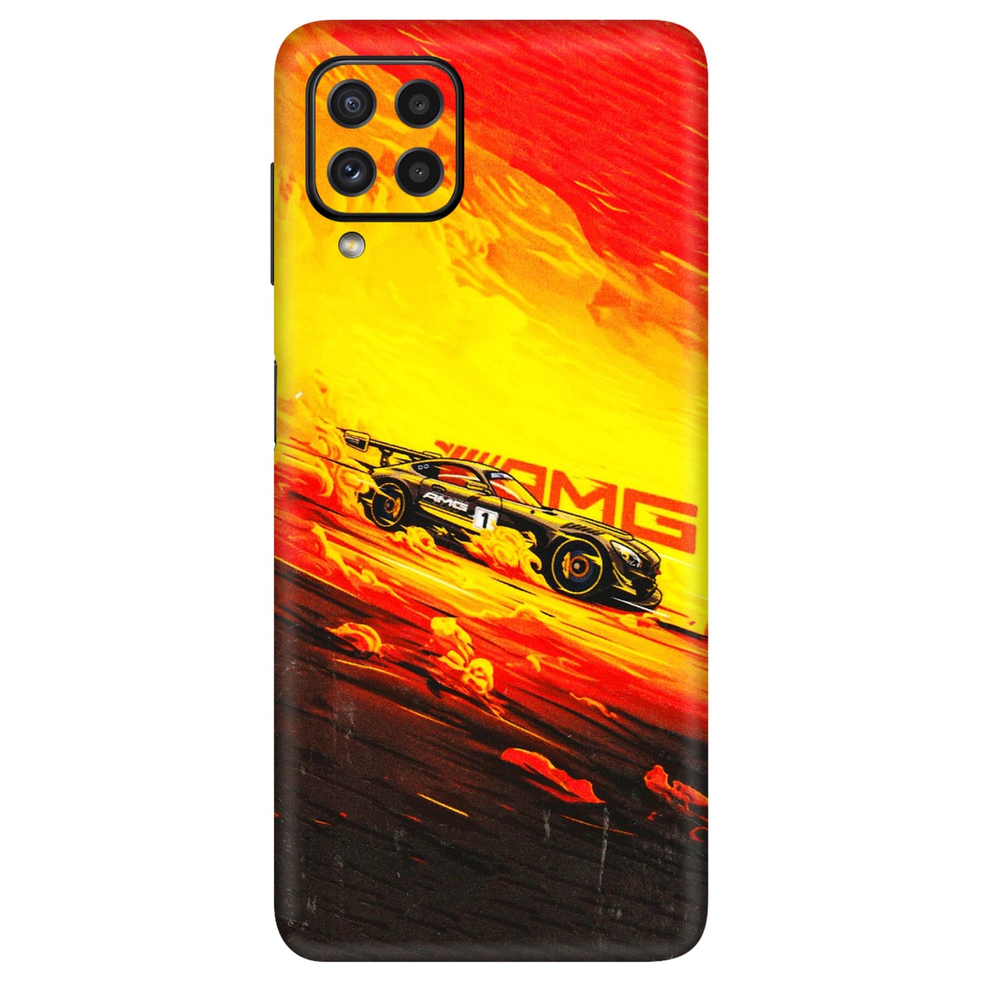 Samsung A/S Series Phone Skins (All Models) - AMG Car Speed Cover - 3D Embossed Finish (L-256) Samsung Galaxy A22
