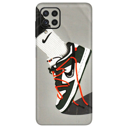 Samsung A/S Series Phone Skins (All Models) - New Grey Sneaker - 3D Embossed Finish (L-261) Samsung Galaxy A22