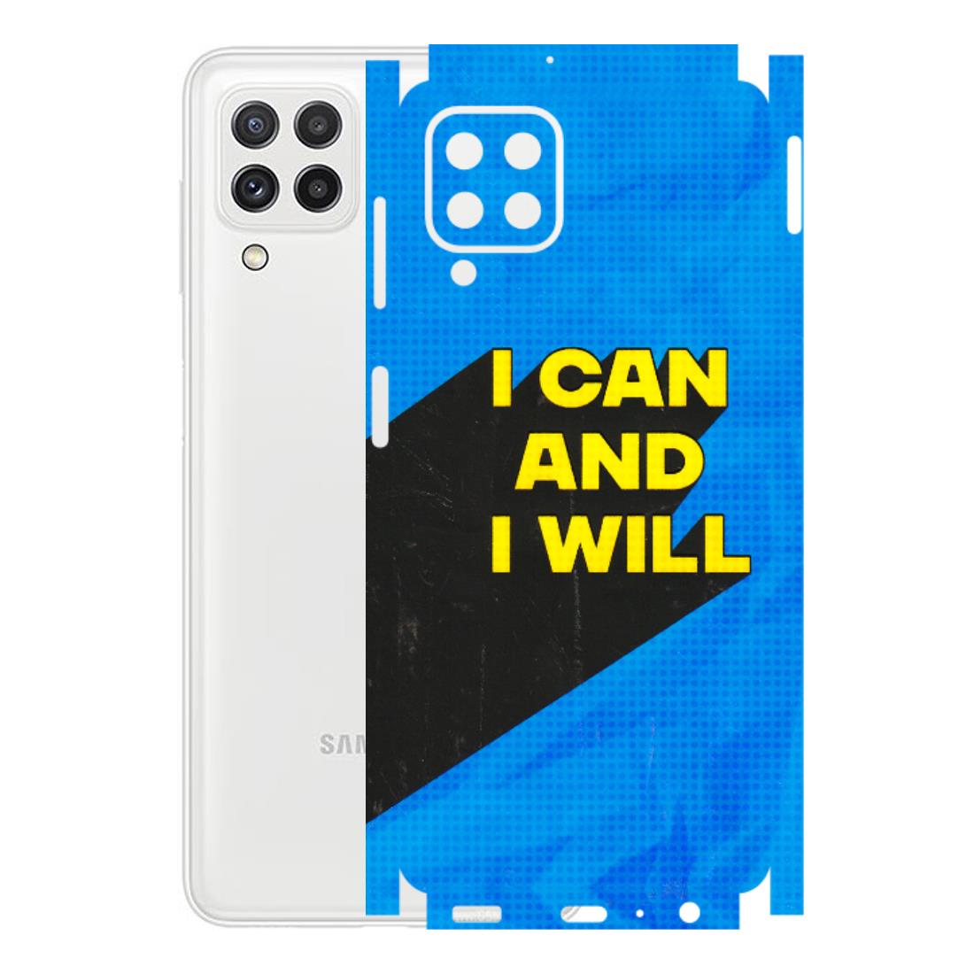 Samsung A/S Series Phone Skins (All Models) - I Can And I Will - 3D Embossed Finish (L-281) Samsung Galaxy A22