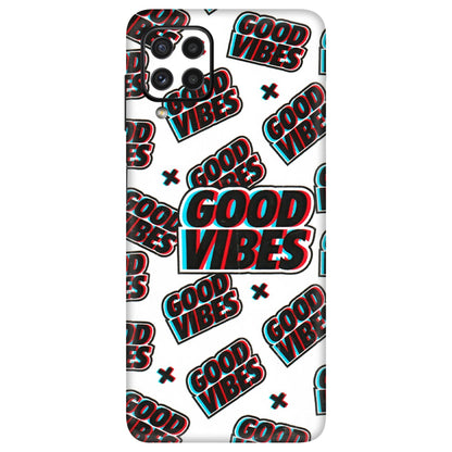 Samsung A/S Series Phone Skins (All Models) - Good Vibes - 3D Embossed Finish (L-282) Samsung Galaxy A22