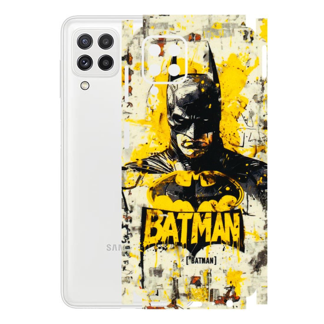 Samsung A/S Series Phone Skins (All Models) - Batman Yellow BT - 3D Embossed Finish (L-304) Samsung Galaxy A22
