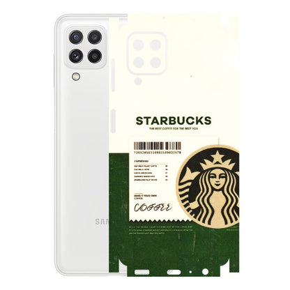 Samsung A/S Series Phone Skins (All Models) - Starbucks Barcode - 3D Embossed Finish (L-308) Samsung Galaxy A22