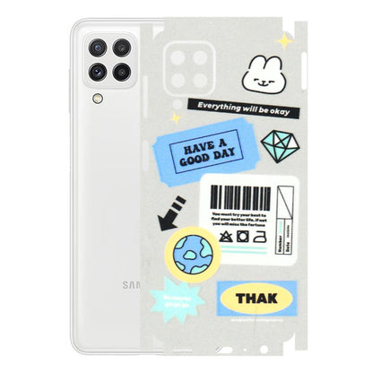 Samsung A/S Series Phone Skins (All Models) - Will Be Okay Design - 3D Embossed Finish (L-316) Samsung Galaxy A22