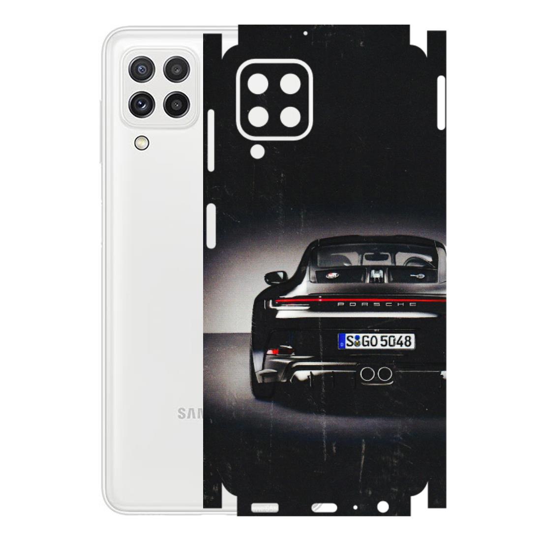 Samsung A/S Series Phone Skins (All Models) - New Black Porsche GT3 - 3D Embossed Finish (L-327) Samsung Galaxy A22