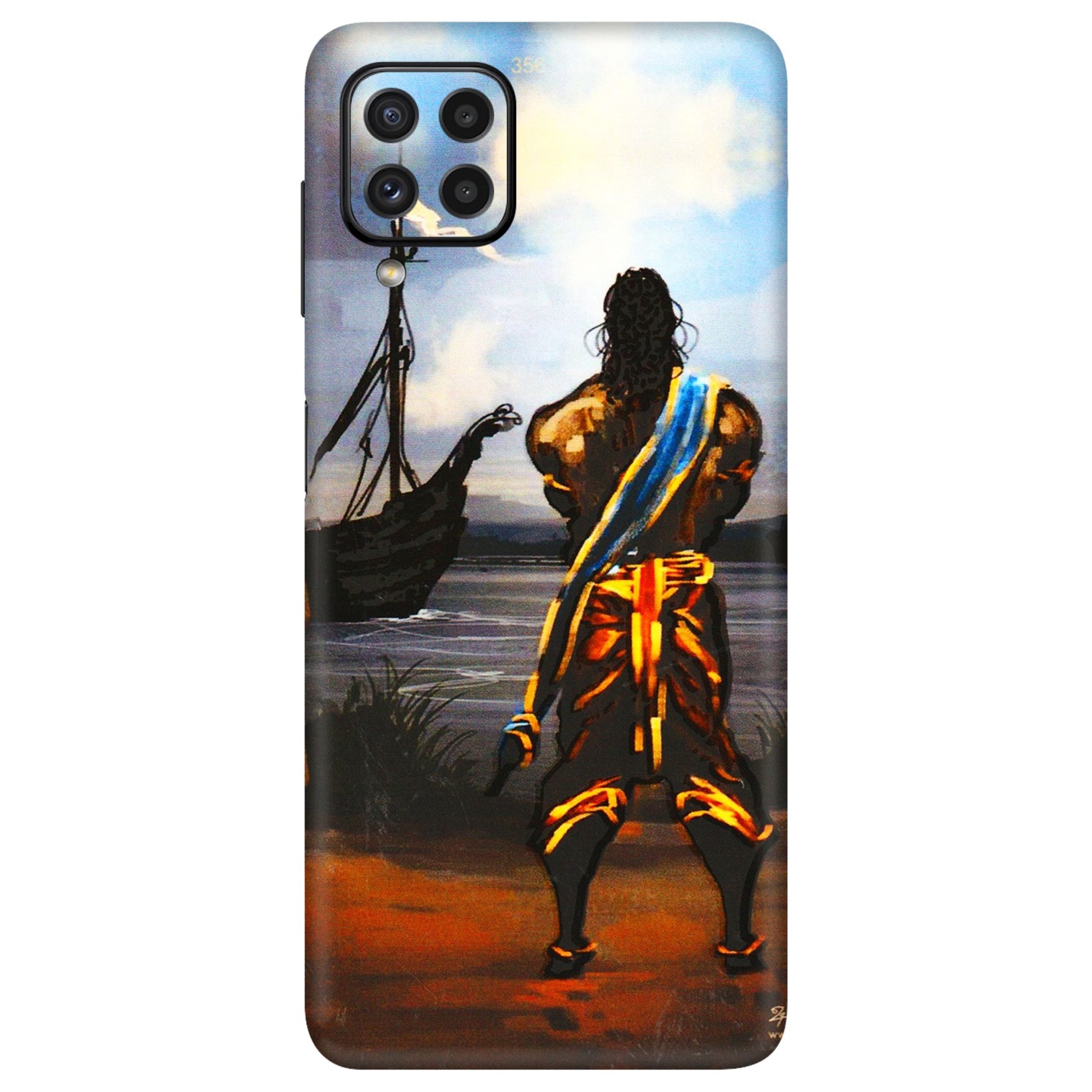 Samsung A/S Series Phone Skins (All Models) - Heavenly God Figure - 3D Embossed Finish (L-34) Samsung Galaxy A22