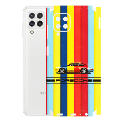 Samsung A/S Series Phone Skins (All Models) - Multicolour Porche - 3D Embossed Finish (L-39) Samsung Galaxy A22
