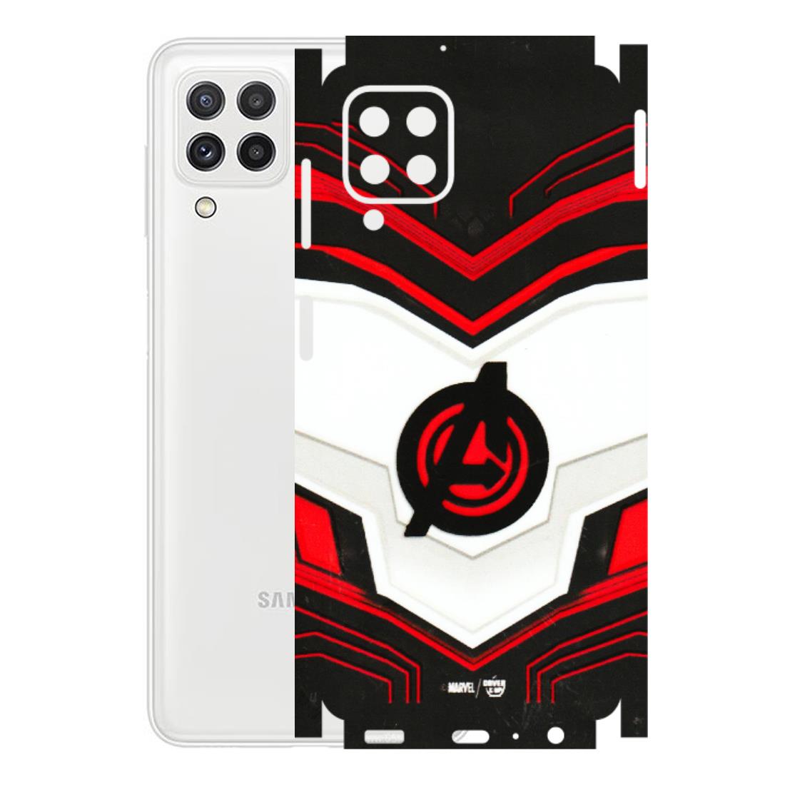 Samsung A/S Series Phone Skins (All Models) - Avengers Logo - 3D Embossed Finish (L-55) Samsung Galaxy A22