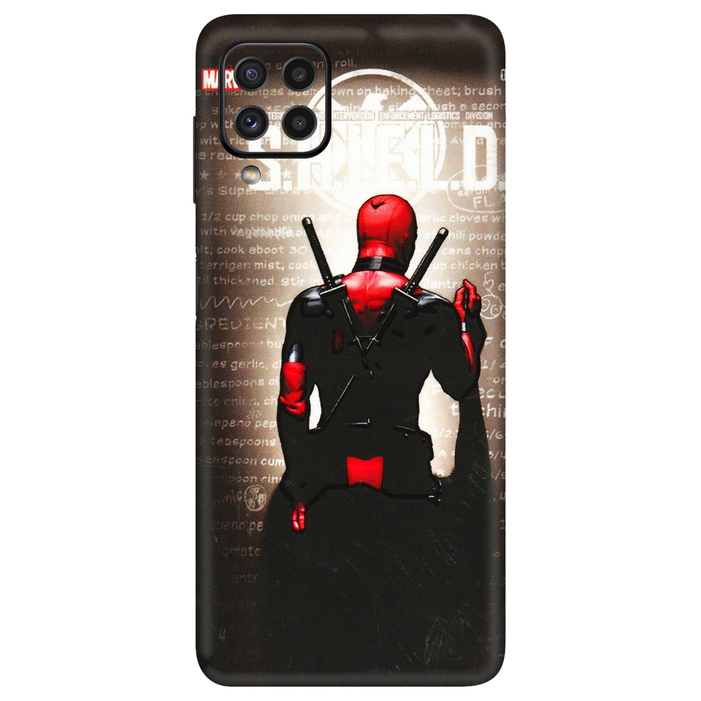 Samsung A/S Series Phone Skins (All Models) - Deadpool - 3D Embossed Finish (L-56) Samsung Galaxy A22