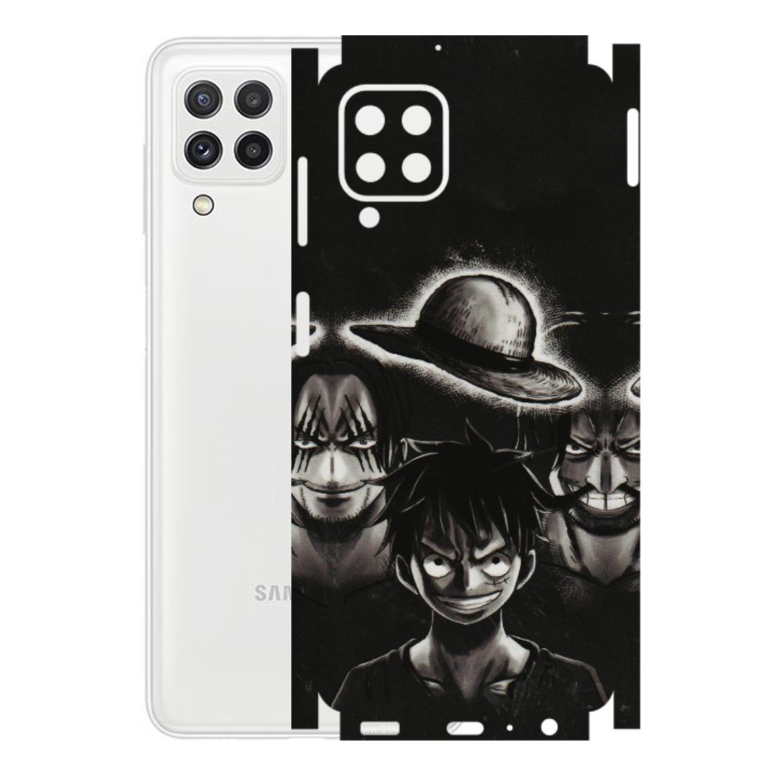 Samsung A/S Series Phone Skins (All Models) - Black Luffy Hat - 3D Embossed Finish (L-57) Samsung Galaxy A22