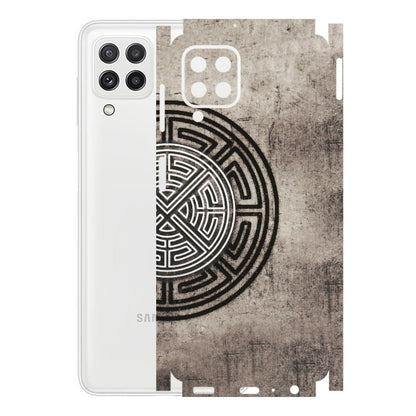 Samsung A/S Series Phone Skins (All Models) - Mysterious Circular Design - 3D Embossed Finish (L-63) Samsung Galaxy A22