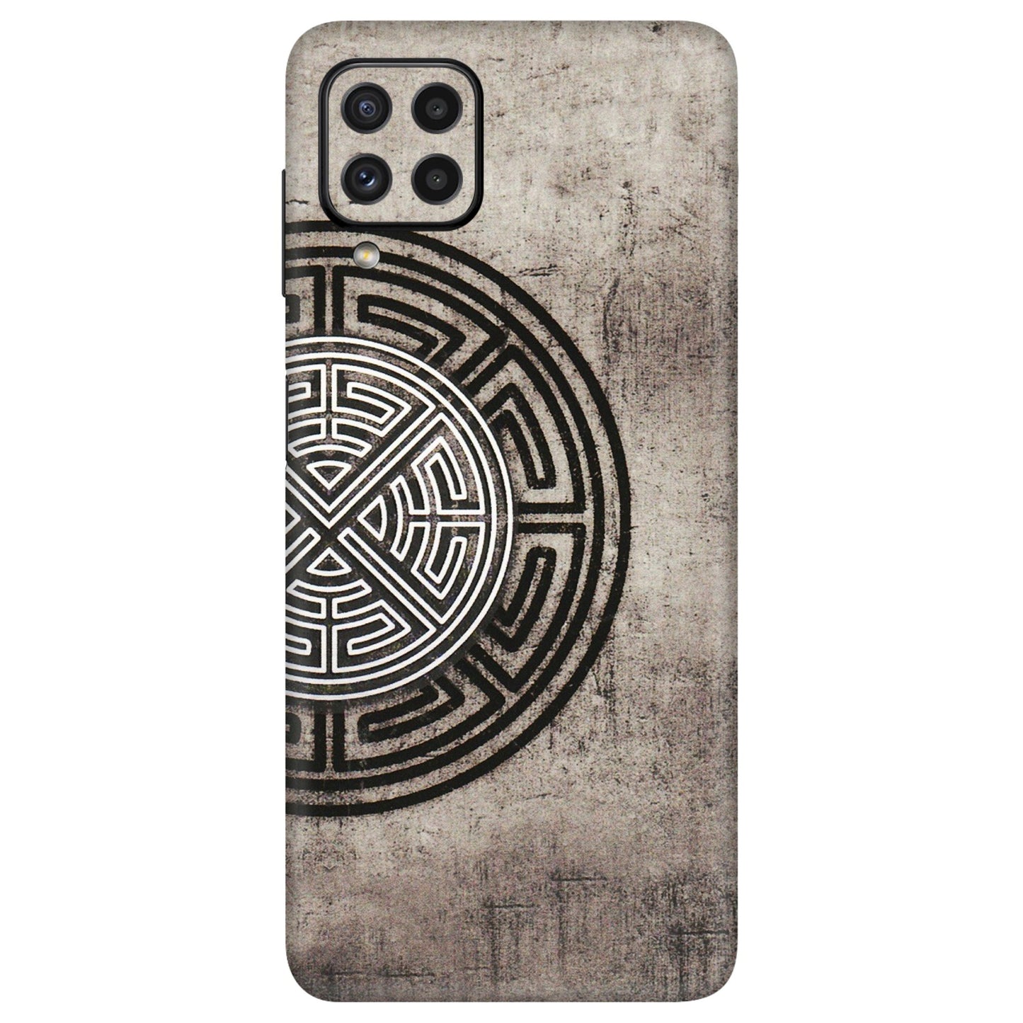 Samsung A/S Series Phone Skins (All Models) - Mysterious Circular Design - 3D Embossed Finish (L-63) Samsung Galaxy A22