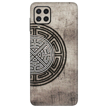 Samsung A/S Series Phone Skins (All Models) - Mysterious Circular Design - 3D Embossed Finish (L-63) Samsung Galaxy A22