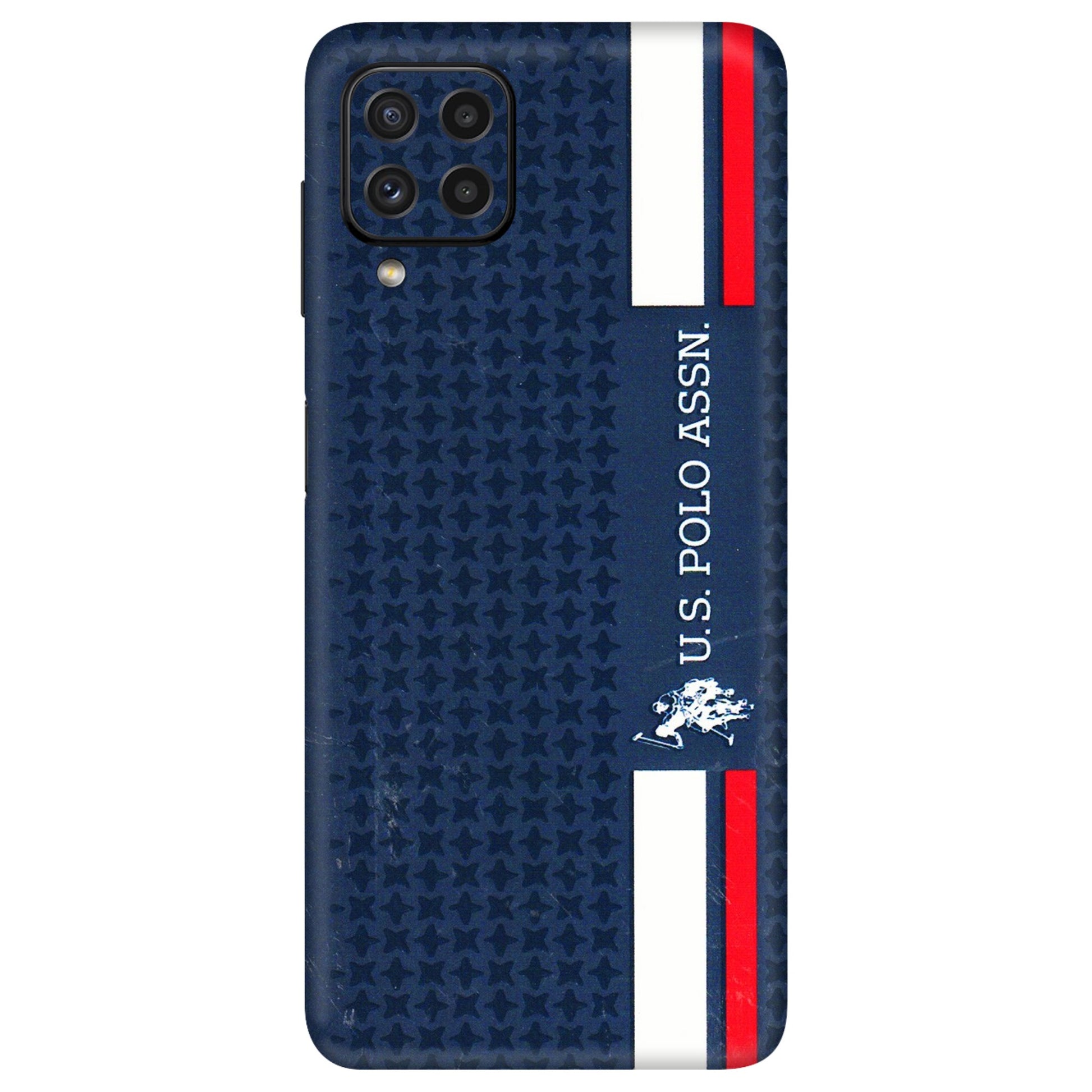 Samsung A/S Series Phone Skins (All Models) - US POLO Designer Brand - 3D Embossed Finish (L-65) Samsung Galaxy A22