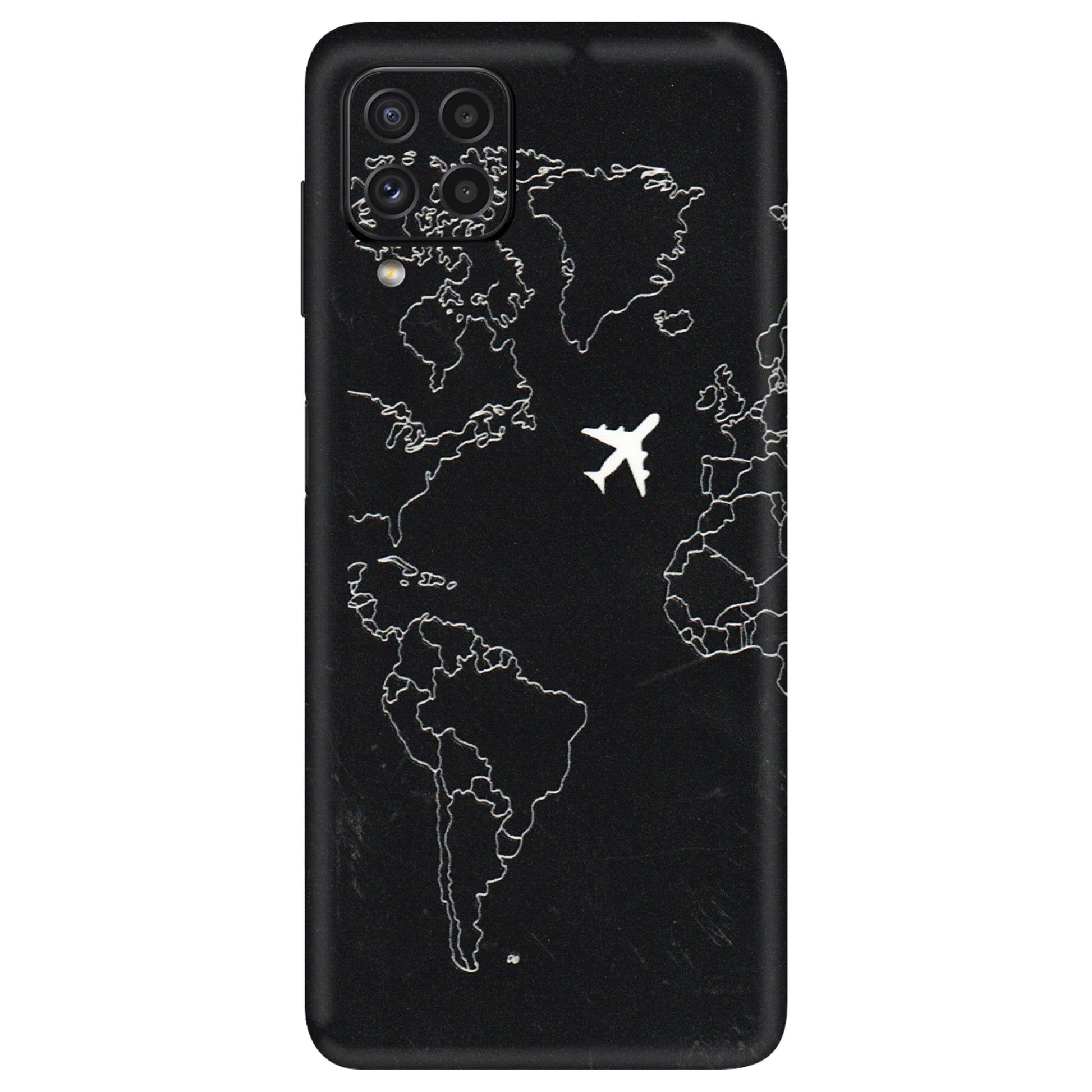 Samsung A/S Series Phone Skins (All Models) - Never Ending Travel - 3D Embossed Finish (L-79) Samsung Galaxy A22