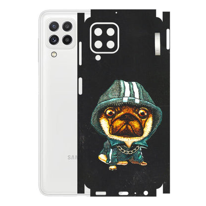 Samsung A/S Series Phone Skins (All Models) - Puppy N Hoodie - 3D Embossed Finish (L-90) Samsung Galaxy A22