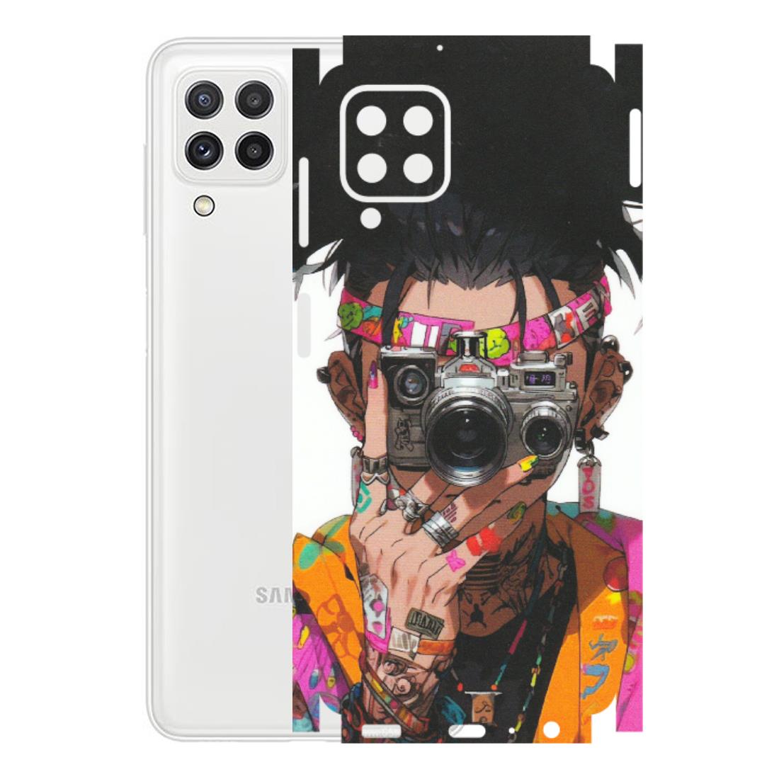 Samsung A/S Series Phone Skins (All Models) - Camera Lover Girl - Matte Finish (M-09) Samsung Galaxy A22