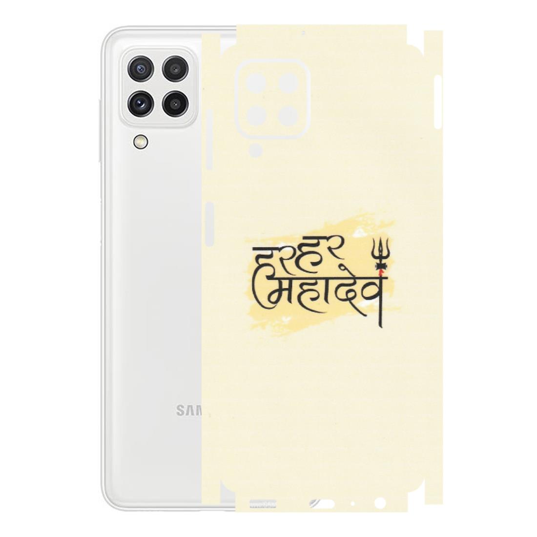 Samsung A/S Series Phone Skins (All Models) - Har Har Mahadev - Matte Finish (M-10) Samsung Galaxy A22