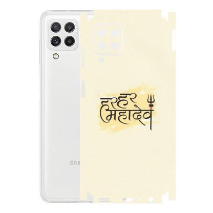 Samsung A/S Series Phone Skins (All Models) - Har Har Mahadev - Matte Finish (M-10) Samsung Galaxy A22