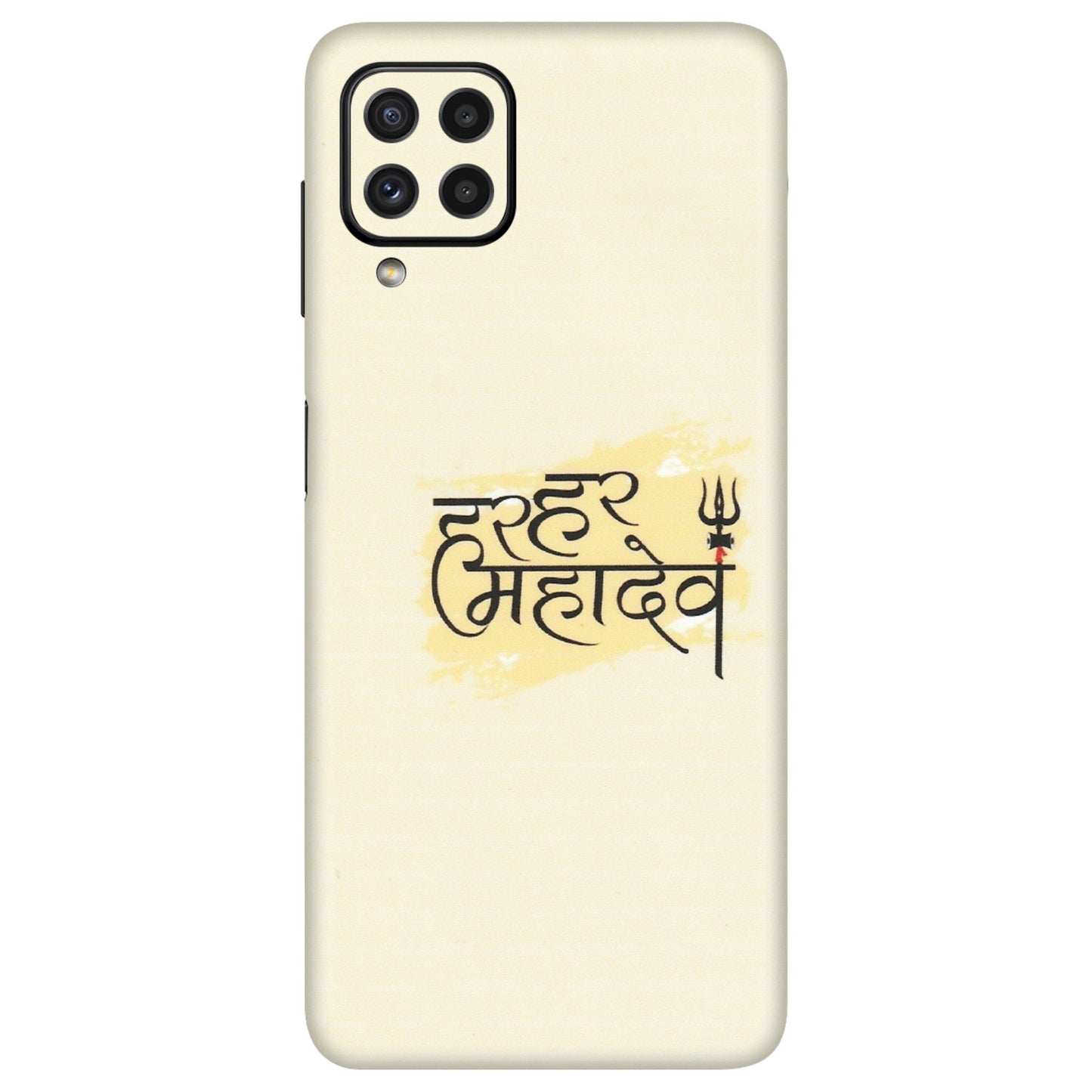 Samsung A/S Series Phone Skins (All Models) - Har Har Mahadev - Matte Finish (M-10) Samsung Galaxy A22