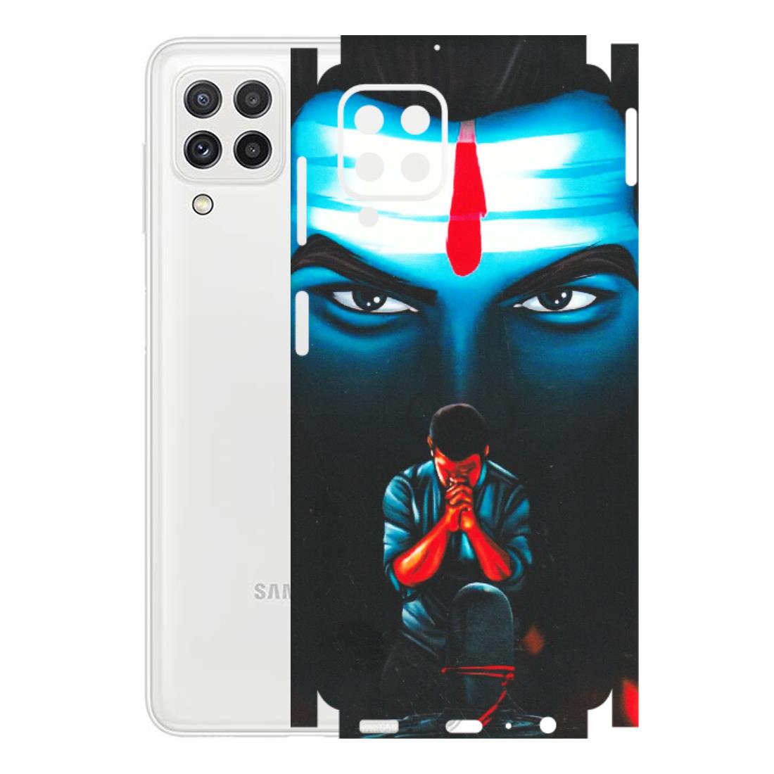 Samsung A/S Series Phone Skins (All Models) - Mahakal Bhakt - Matte Finish (M-112) Samsung Galaxy A22