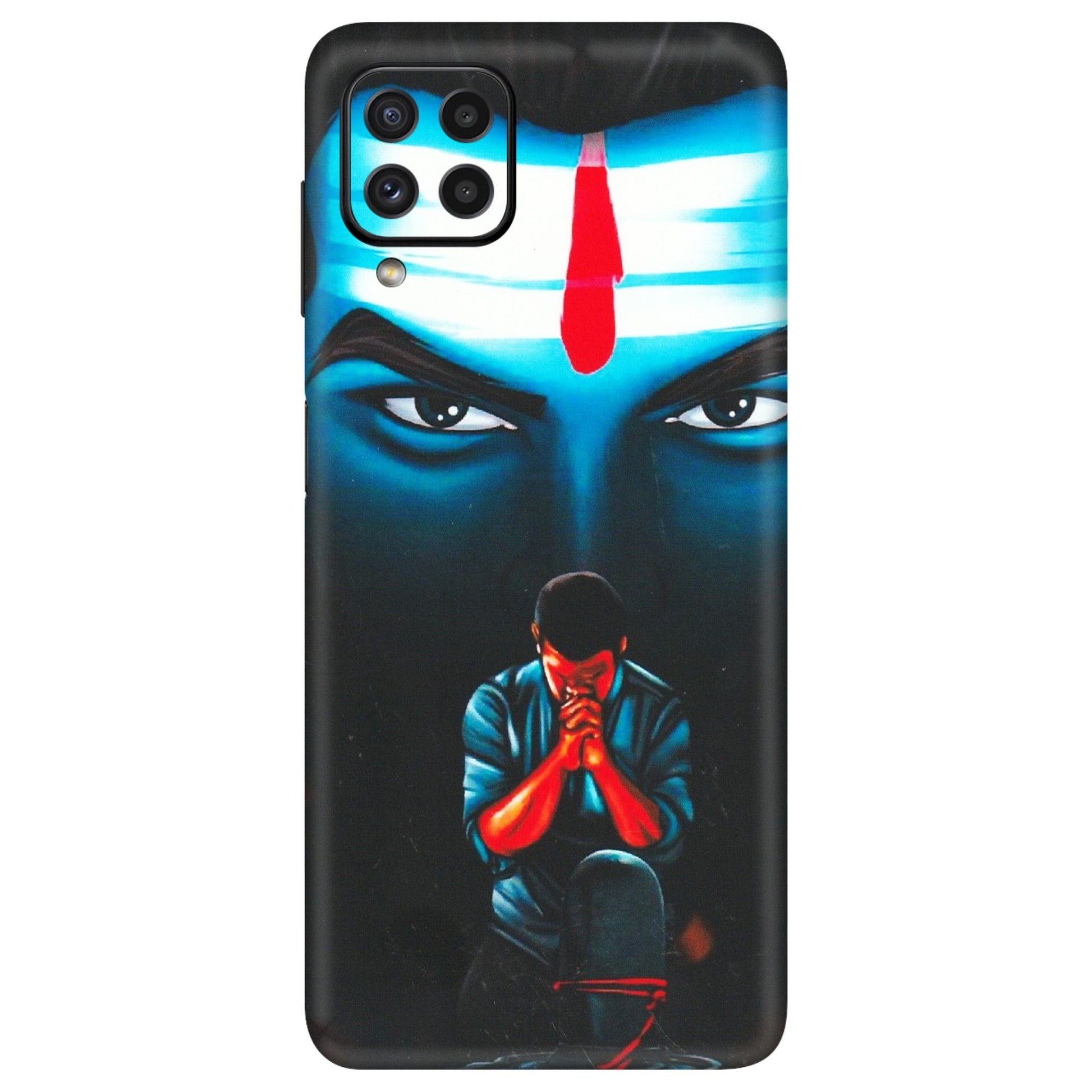 Samsung A/S Series Phone Skins (All Models) - Mahakal Bhakt - Matte Finish (M-112) Samsung Galaxy A22