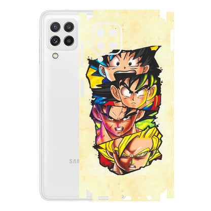 Samsung A/S Series Phone Skins (All Models) - Angry Multi Anime - Matte Finish (M-113) Samsung Galaxy A22