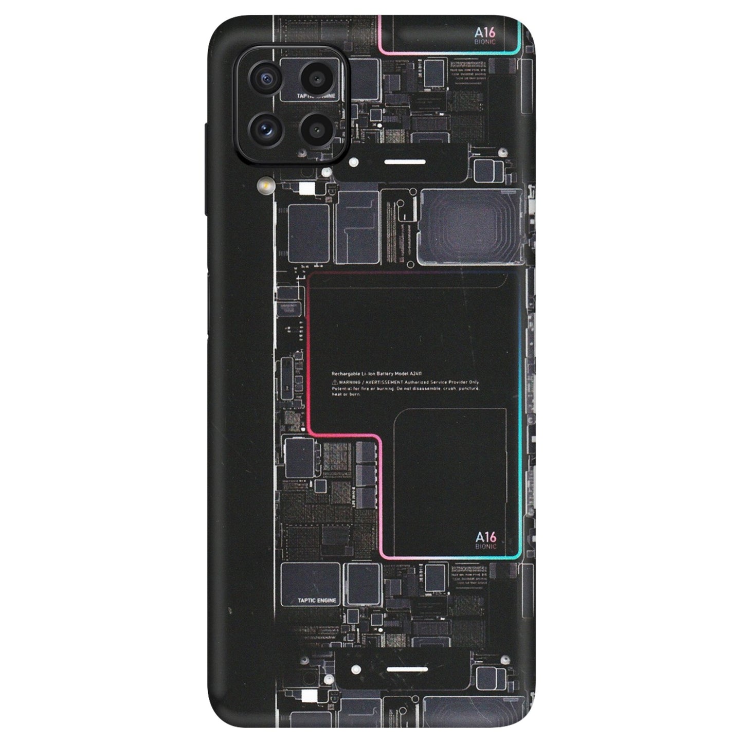 Samsung A/S Series Phone Skins (All Models) - Motherboard Circuit Layout - Matte Finish (M-117) Samsung Galaxy A22