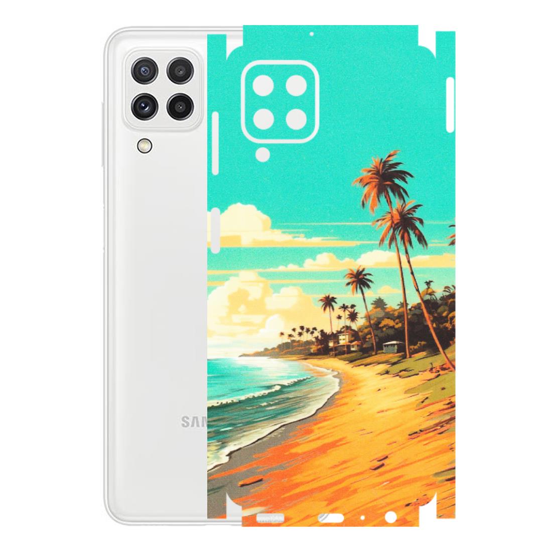 Samsung A/S Series Phone Skins (All Models) - Miami Beach - Matte Finish (M-136) Samsung Galaxy A22
