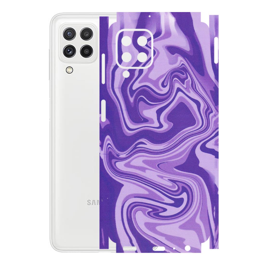 Samsung A/S Series Phone Skins (All Models) - Hazy Purple Nights - Matte Finish (M-14) Samsung Galaxy A22