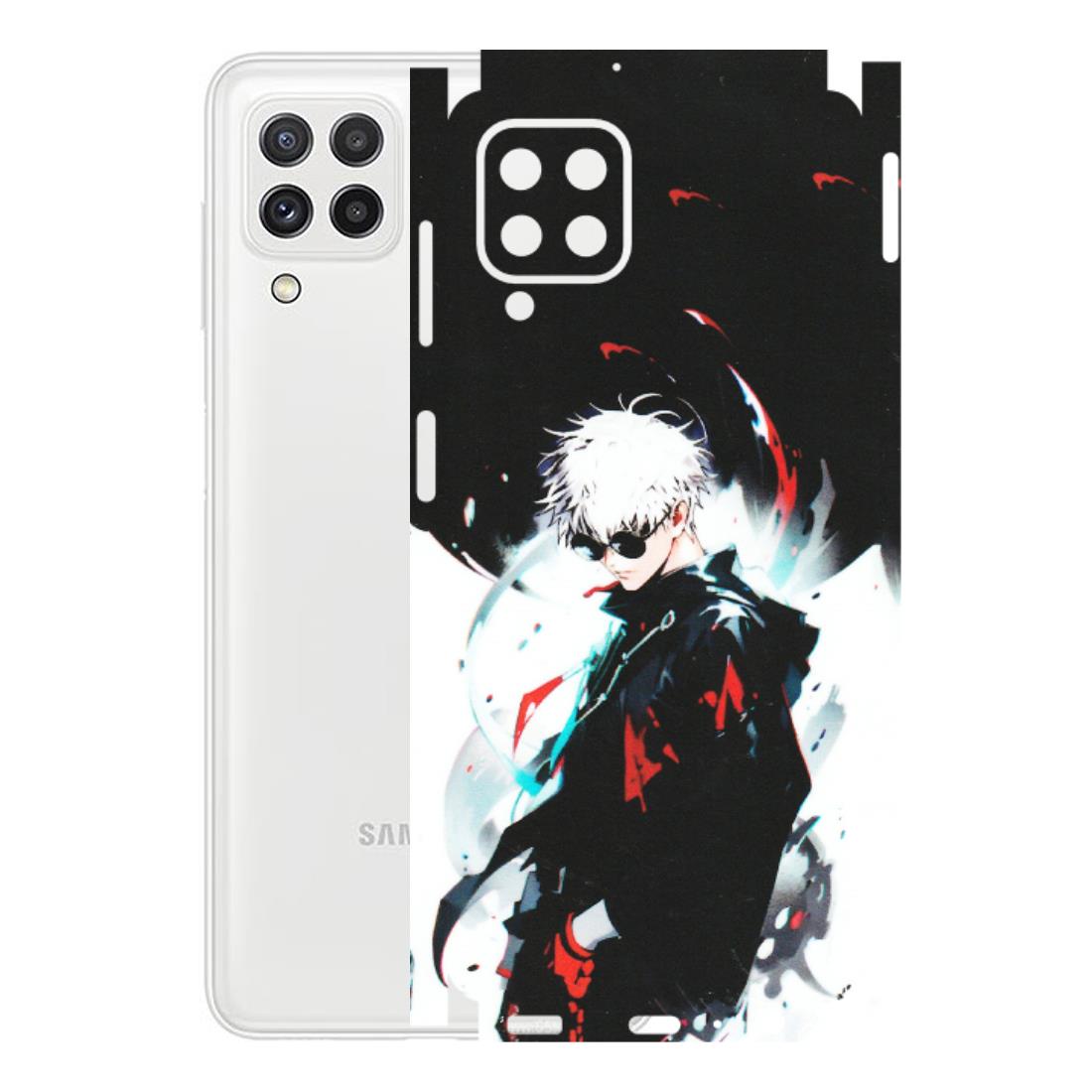 Samsung A/S Series Phone Skins (All Models) - Gojo Powerful Charater Kaisen Anime - Matte Finish (M-144) Samsung Galaxy A22