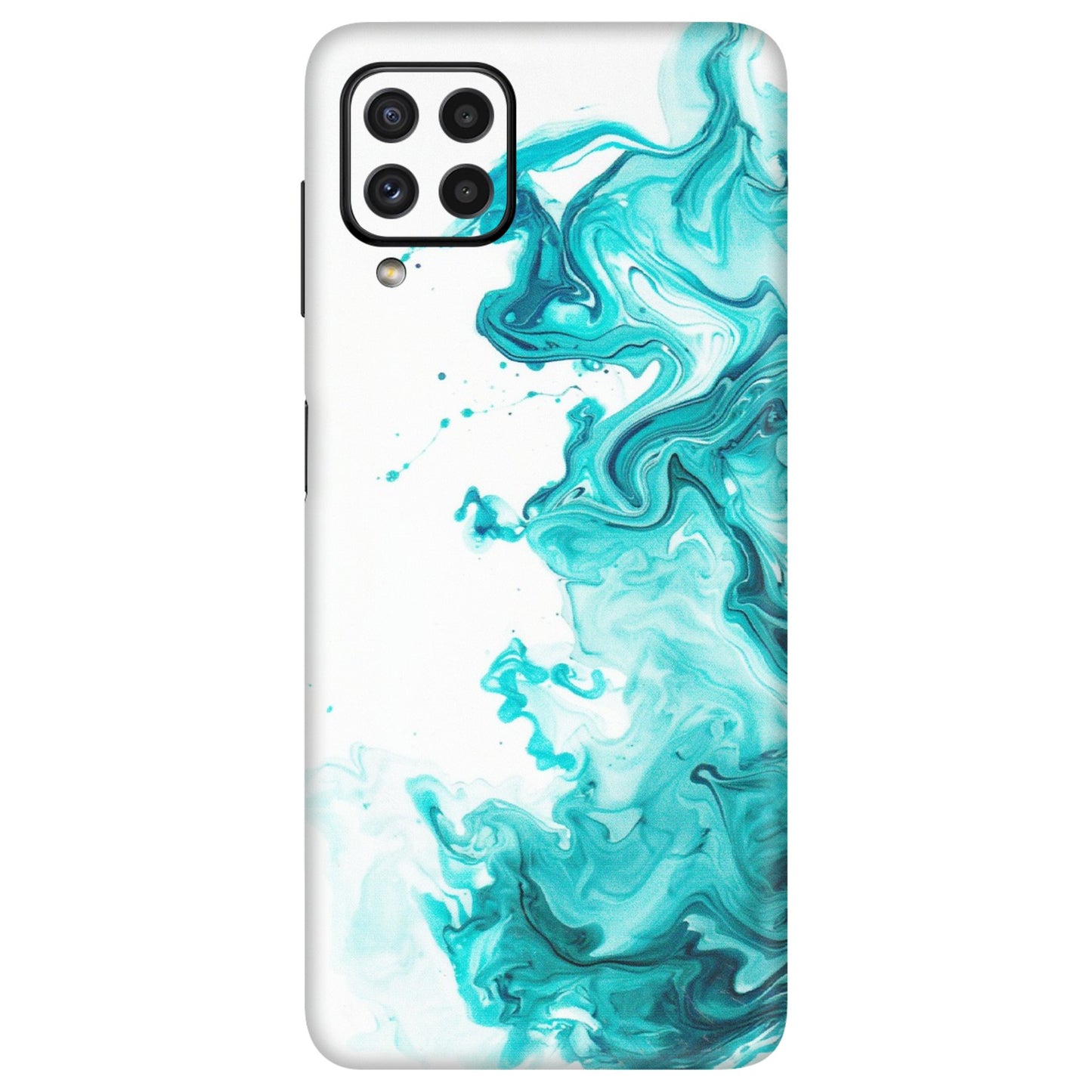 Samsung A/S Series Phone Skins (All Models) - Sky Blue Abstract Colour - Matte Finish (M-146) Samsung Galaxy A22