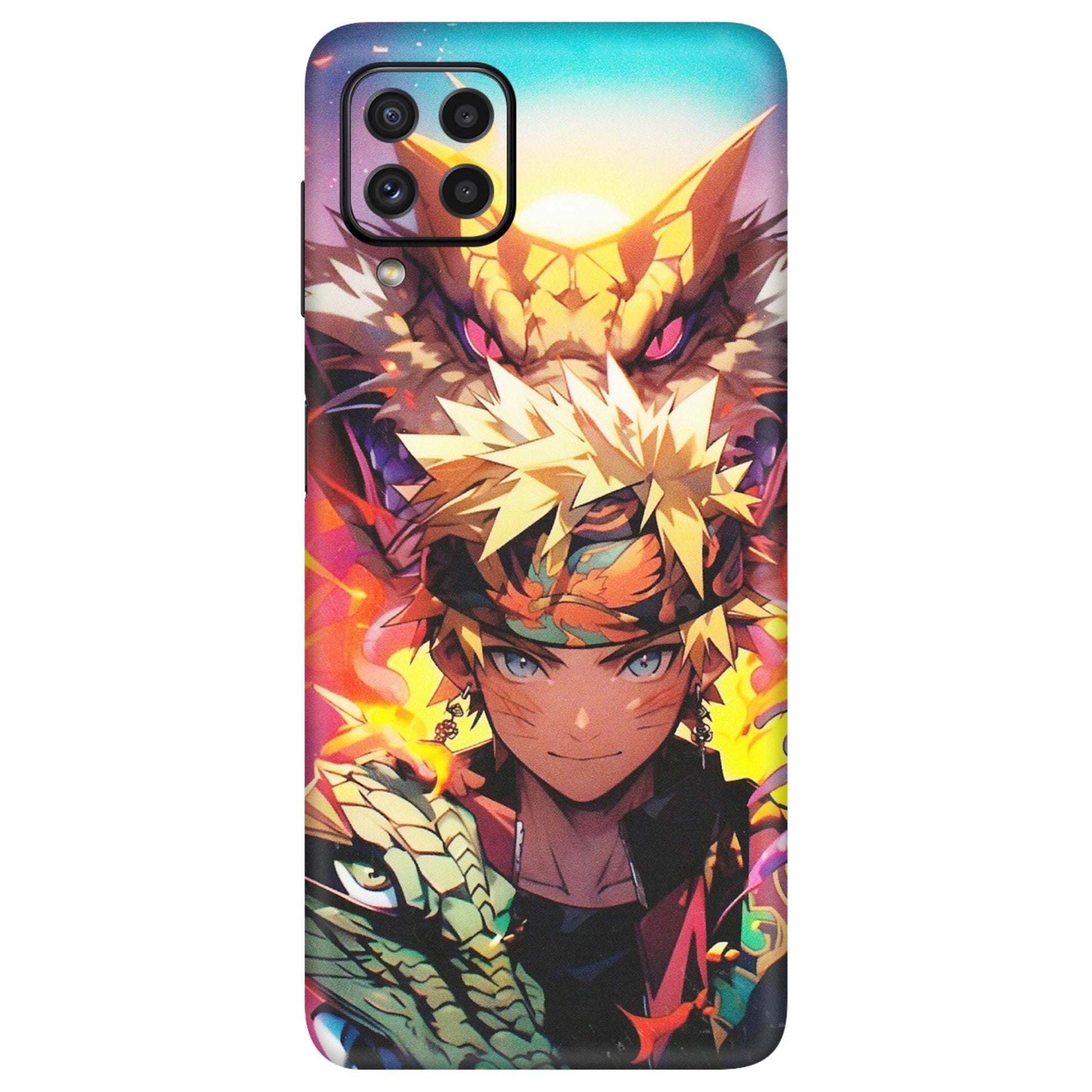 Samsung A/S Series Phone Skins (All Models) - Angry Naruto Anime - Matte Finish (M-148) Samsung Galaxy A22