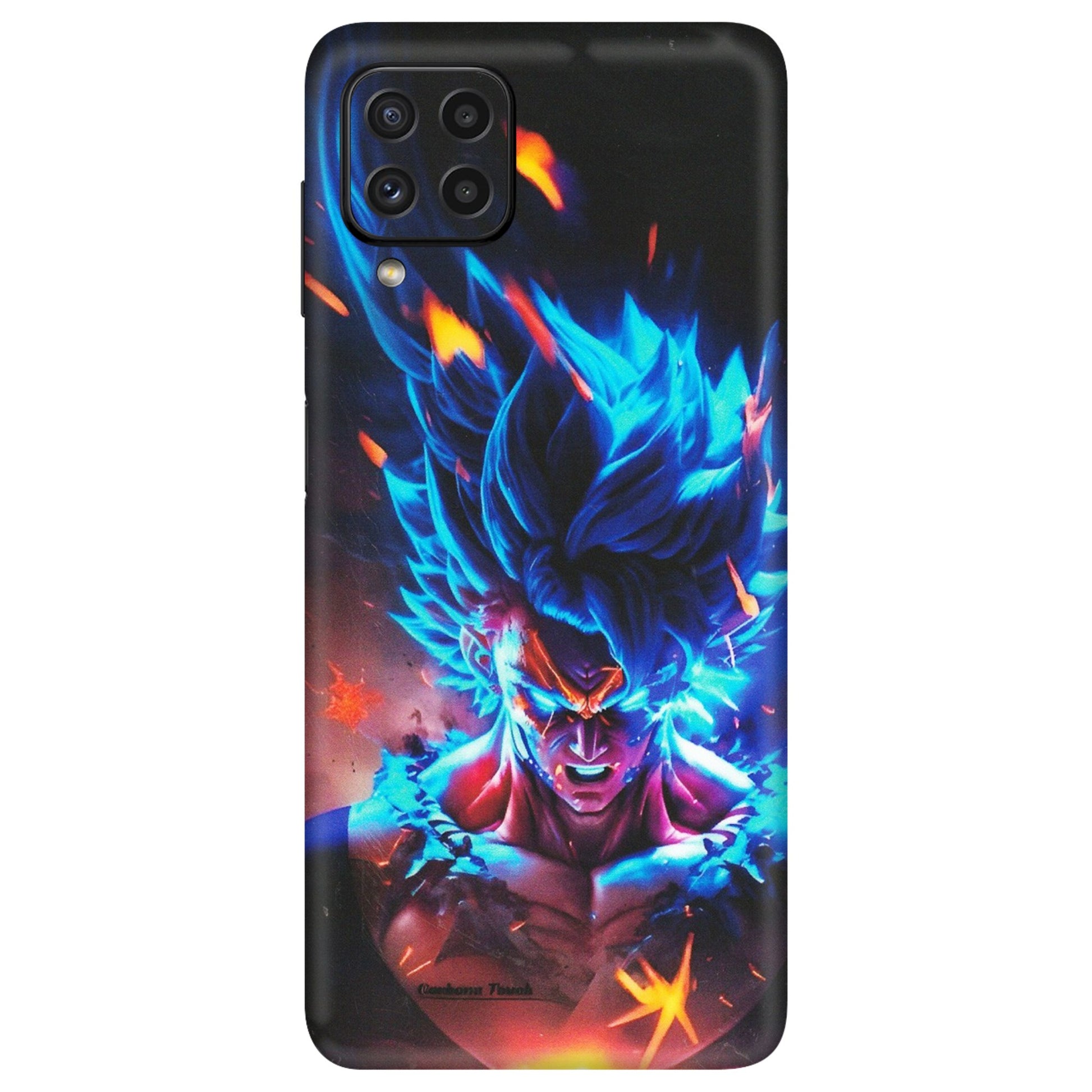 Samsung A/S Series Phone Skins (All Models) - Angry Goku Dragon Ball Anime - Matte Finish (M-150) Samsung Galaxy A22