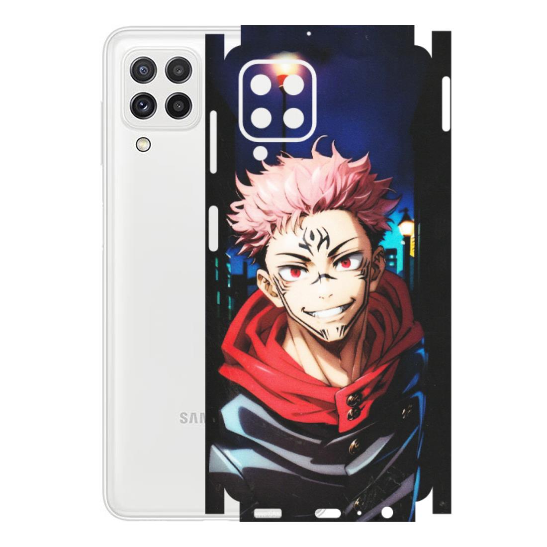 Samsung A/S Series Phone Skins (All Models) - Yuji Itadori Funny Face Anime - Matte Finish (M-152) Samsung Galaxy A22