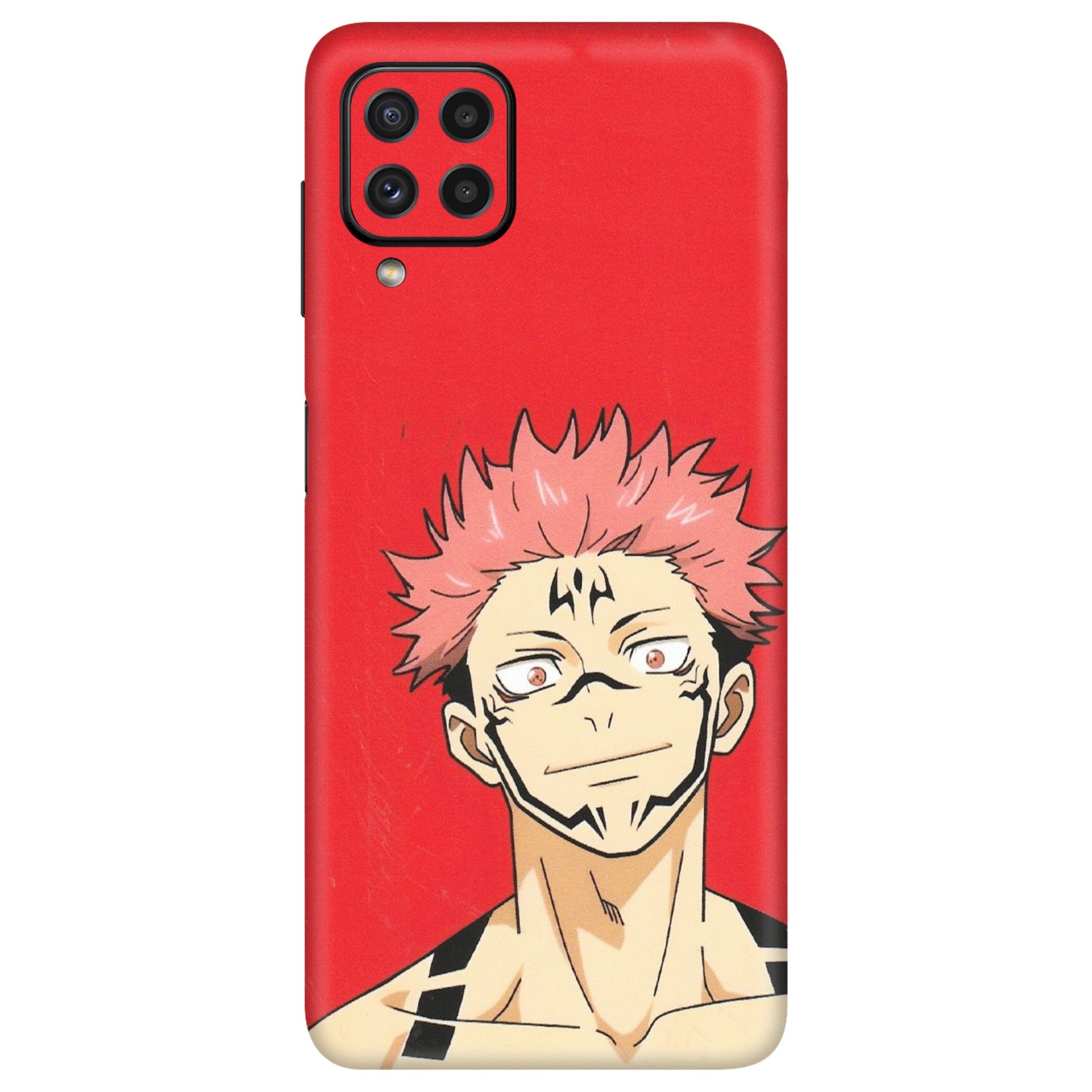Samsung A/S Series Phone Skins (All Models) - Ryomen Sukuna Fun Anime - Matte Finish (M-153) Samsung Galaxy A22