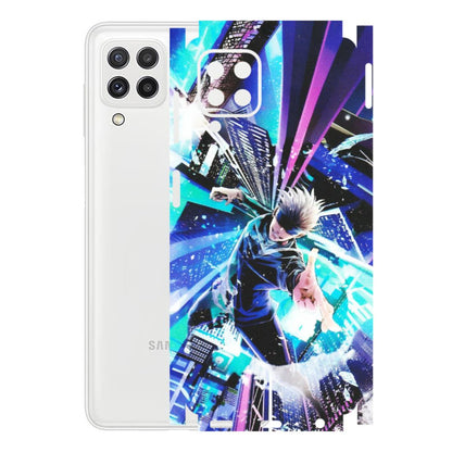 Samsung A/S Series Phone Skins (All Models) - Manga Action Jujustu Kaisen Anime - Matte Finish (M-155) Samsung Galaxy A22