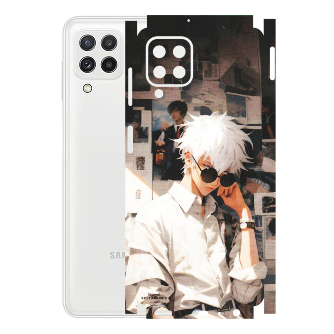 Samsung A/S Series Phone Skins (All Models) - Gojo Satoru Jujustu Kaisen Anime - Matte Finish (M-156) Samsung Galaxy A22