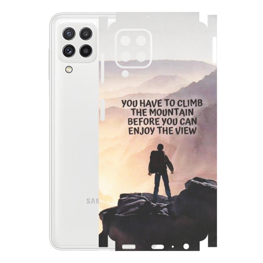 Samsung A/S Series Phone Skins (All Models) - Motivational Hiking Mountain - Matte Finish (M-28) Samsung Galaxy A22