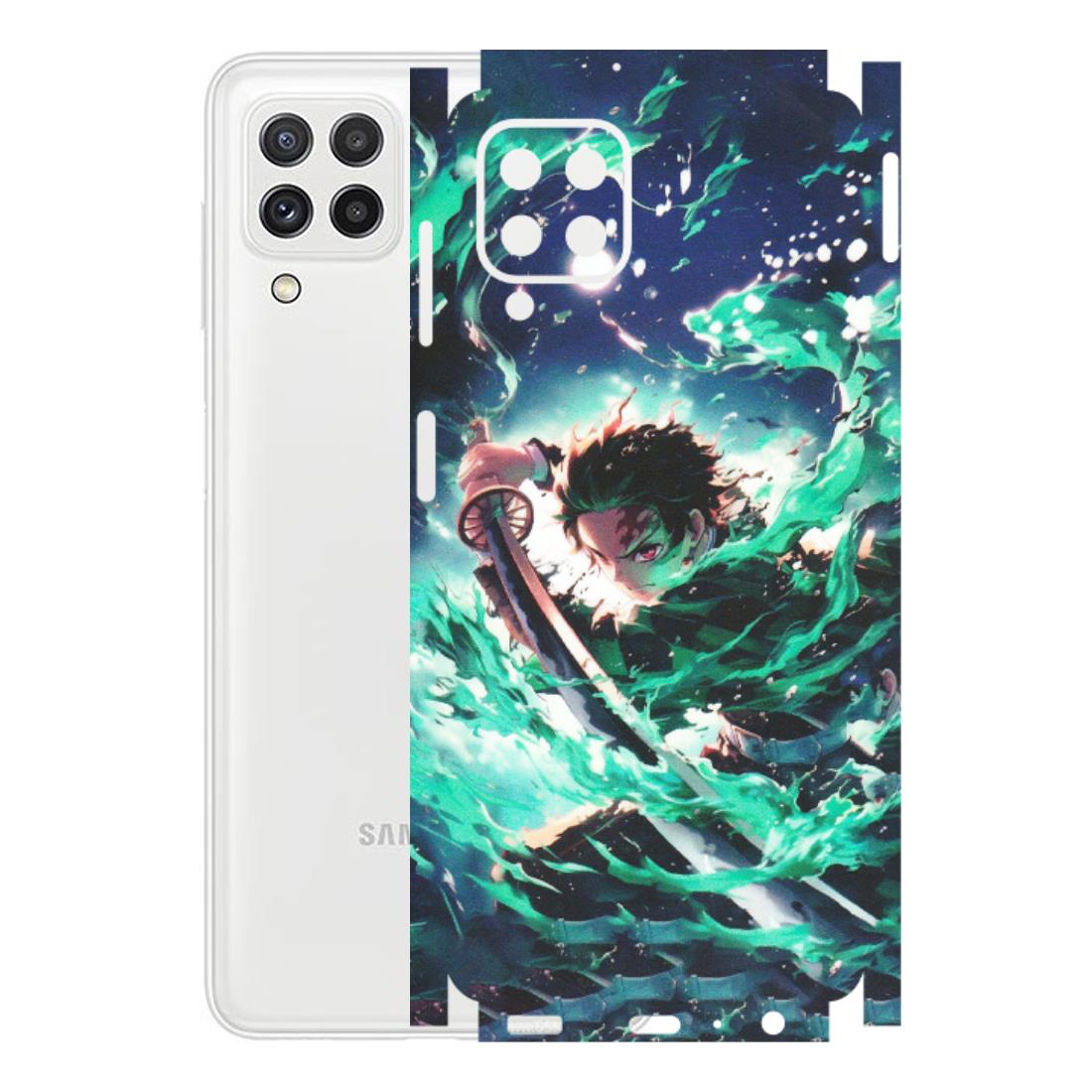 Samsung A/S Series Phone Skins (All Models) - Sword Fighter Anime - Matte Finish (M-29) Samsung Galaxy A22
