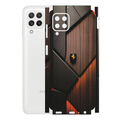 Samsung A/S Series Phone Skins (All Models) - Lambo Beauty Wood Pattern Sober - Matte Finish (M-51) Samsung Galaxy A22