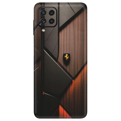 Samsung A/S Series Phone Skins (All Models) - Lambo Beauty Wood Pattern Sober - Matte Finish (M-51) Samsung Galaxy A22