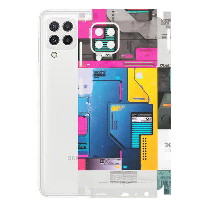 Samsung A/S Series Phone Skins (All Models) - Colourfull Motherboard Internals - Matte Finish (M-55) Samsung Galaxy A22