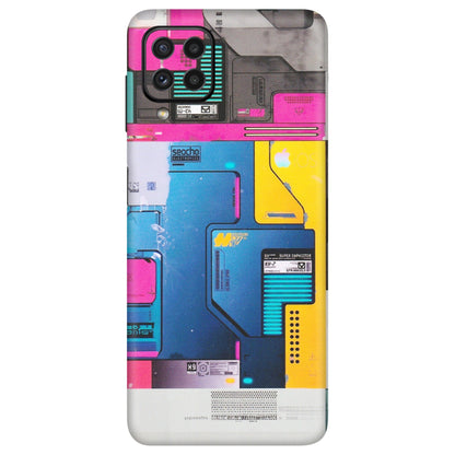 Samsung A/S Series Phone Skins (All Models) - Colourfull Motherboard Internals - Matte Finish (M-55) Samsung Galaxy A22