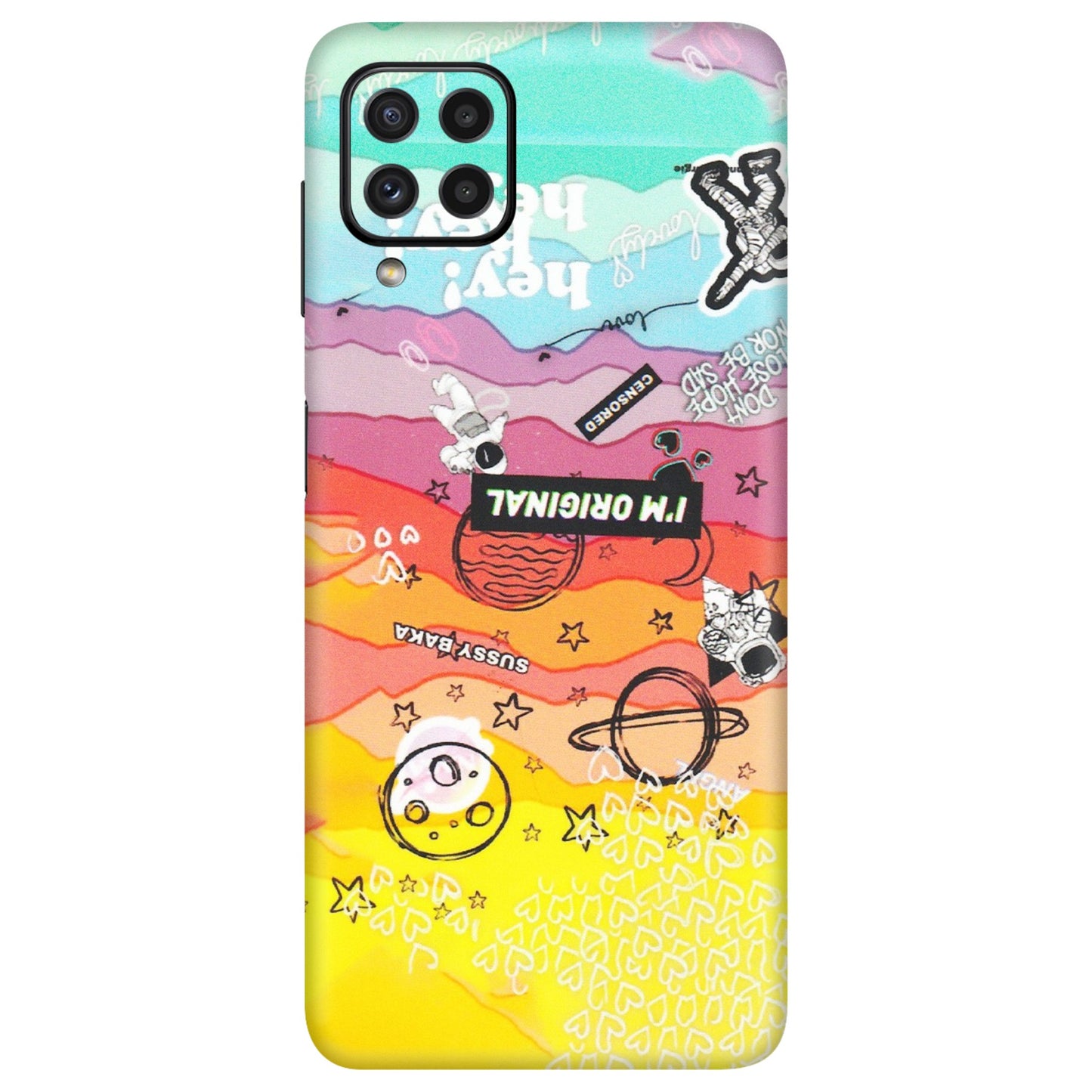 Samsung A/S Series Phone Skins (All Models) - The Original Astronaut - Matte Finish (M-79) Samsung Galaxy A22