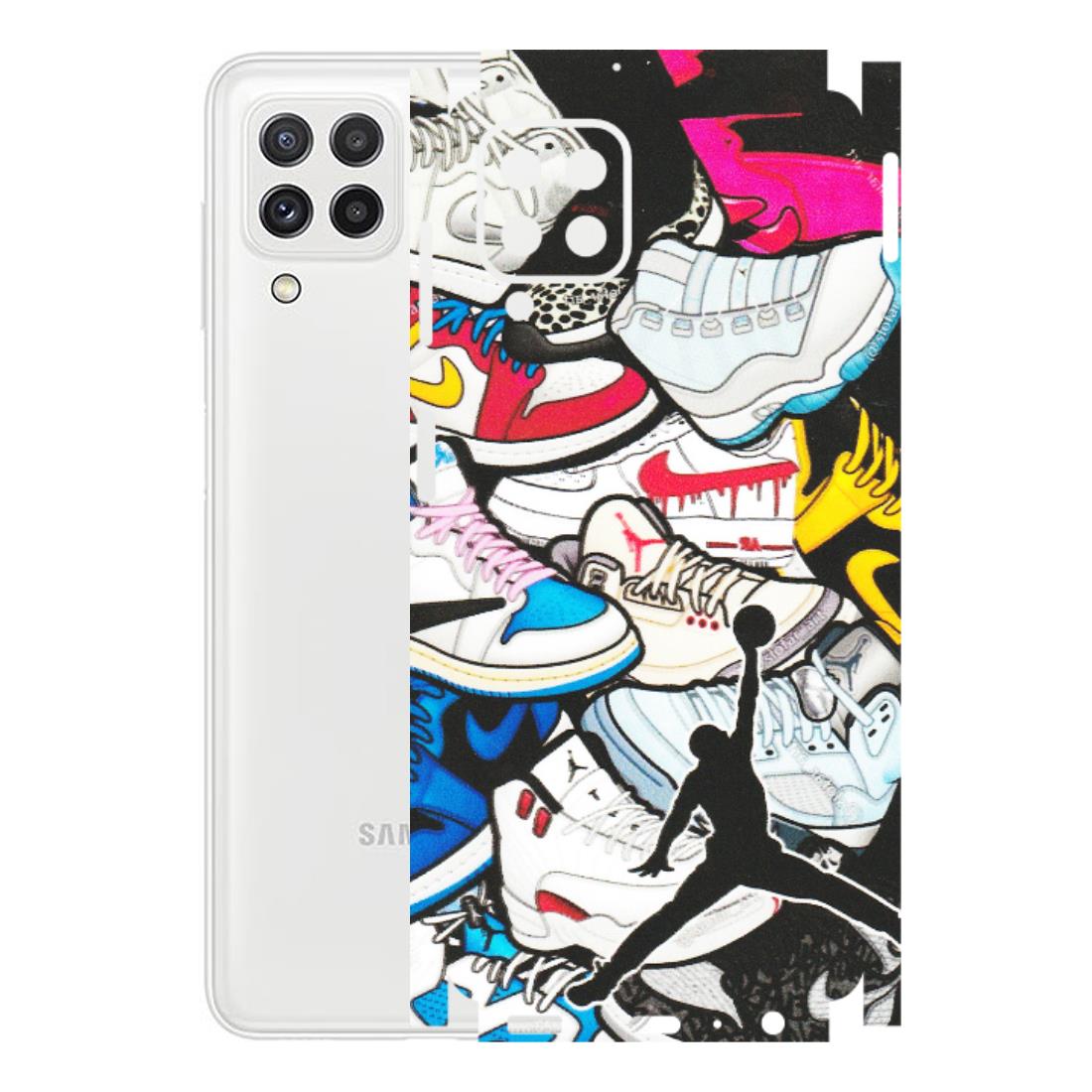 Samsung A/S Series Phone Skins (All Models) - Jordan Sneakers Fan - Matte Finish (M-80) Samsung Galaxy A22