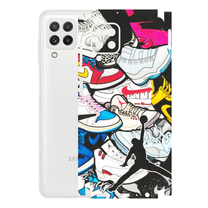 Samsung A/S Series Phone Skins (All Models) - Jordan Sneakers Fan - Matte Finish (M-80) Samsung Galaxy A22