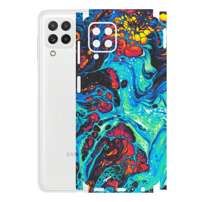 Samsung A/S Series Phone Skins (All Models) - Majestic Galactic Marbel - Matte Finish (M-85) Samsung Galaxy A22
